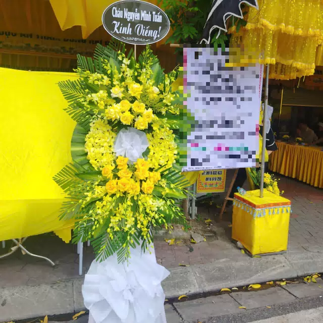 Hình ảnh hoa giao hàng thực tế