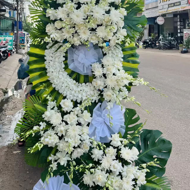 Hình ảnh hoa giao hàng thực tế