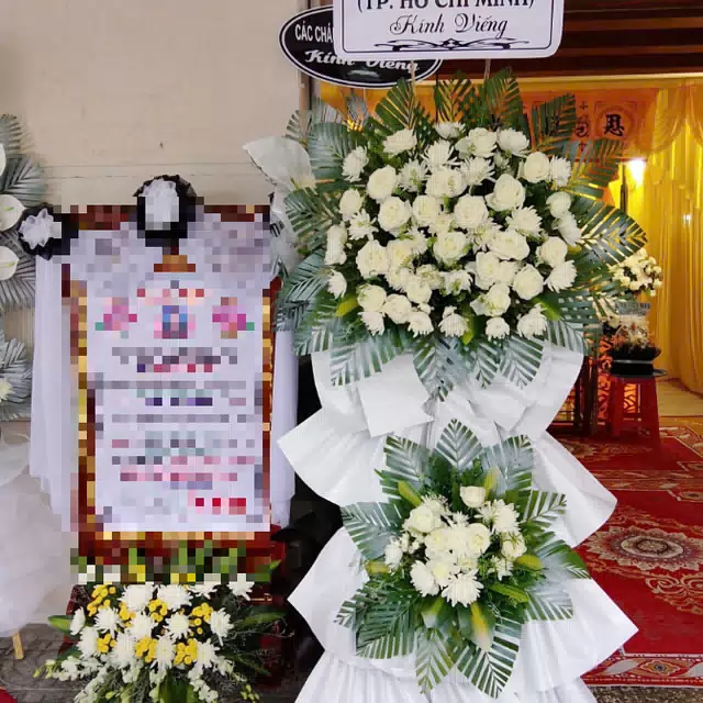 Hình ảnh hoa giao hàng thực tế