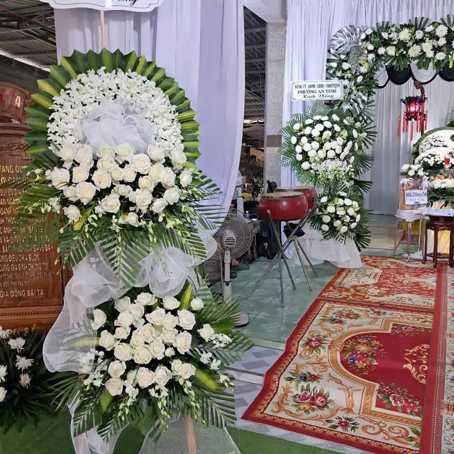 Hình ảnh hoa giao hàng thực tế