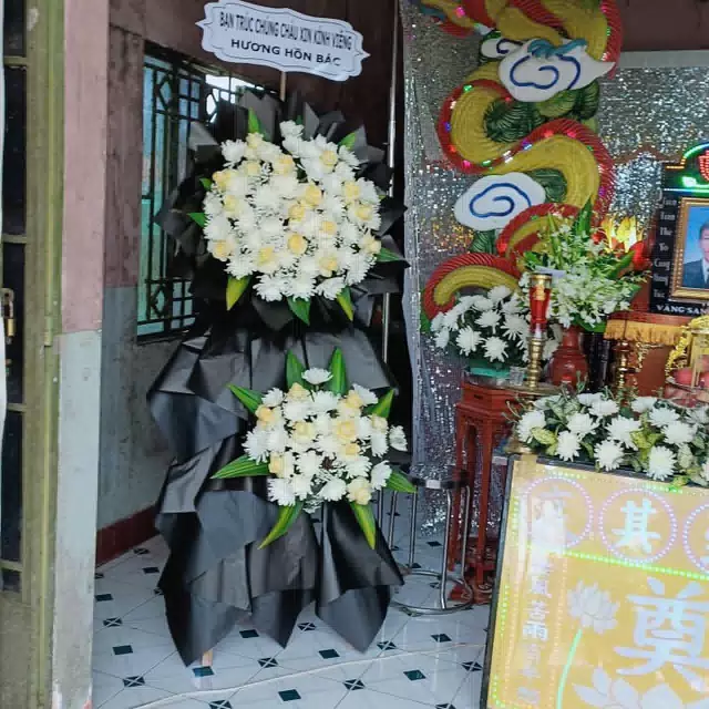 Hình ảnh hoa giao hàng thực tế