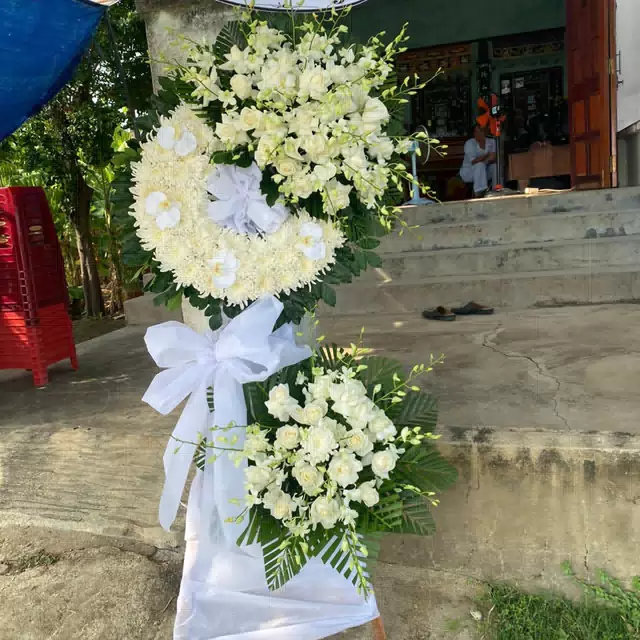Hình ảnh hoa giao hàng thực tế