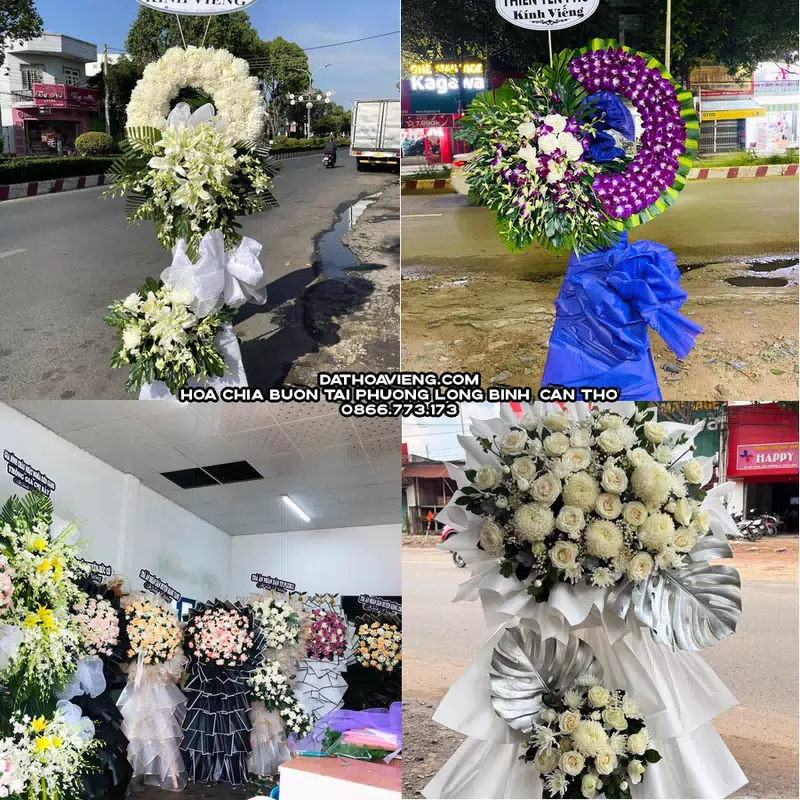 Đặt Hoa Chia Buồn tại Phường Long Bình, Cần Thơ