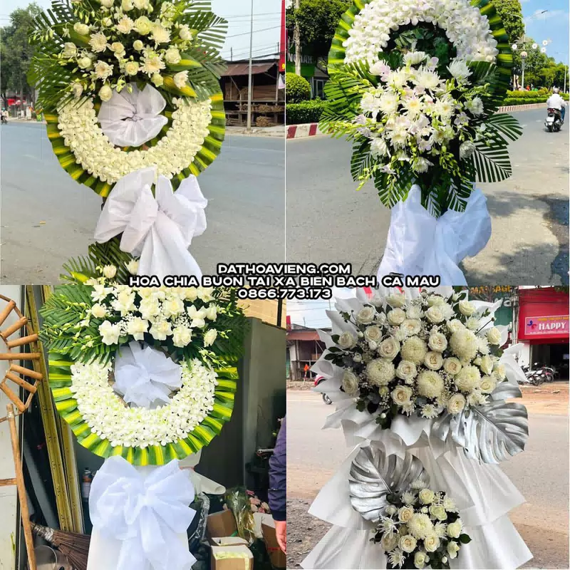 Đặt Hoa Chia Buồn tại Xã Biển Bạch, Cà Mau