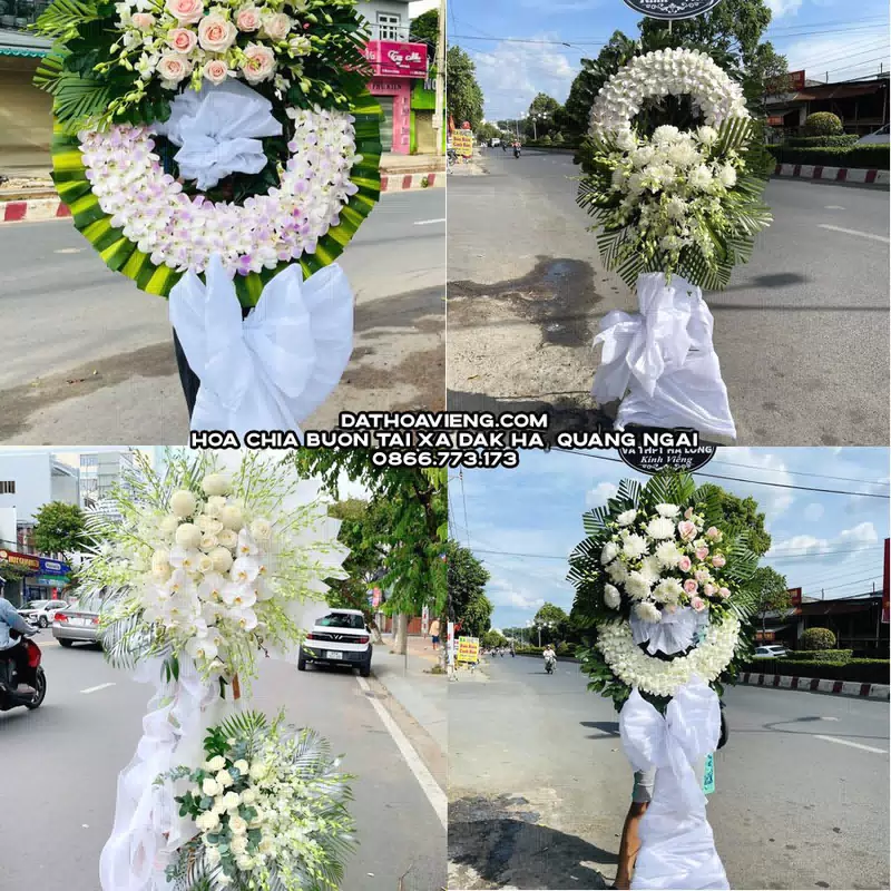 Đặt Hoa Chia Buồn tại Xã Đăk Hà, Quảng Ngãi