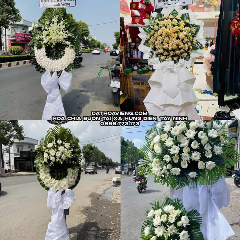 Đặt Hoa Chia Buồn tại Xã Hưng Điền, Tây Ninh
