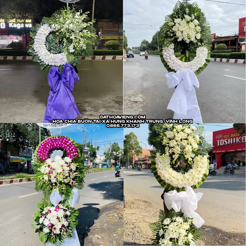 Đặt Hoa Chia Buồn tại Xã Hưng Khánh Trung, Vĩnh Long
