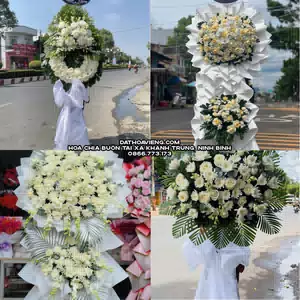 Đặt Hoa Chia Buồn tại Xã Khánh Trung, Ninh Bình