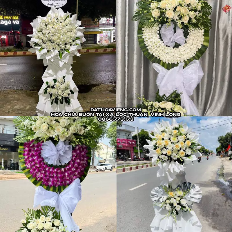 Đặt Hoa Chia Buồn tại Xã Lộc Thuận, Vĩnh Long