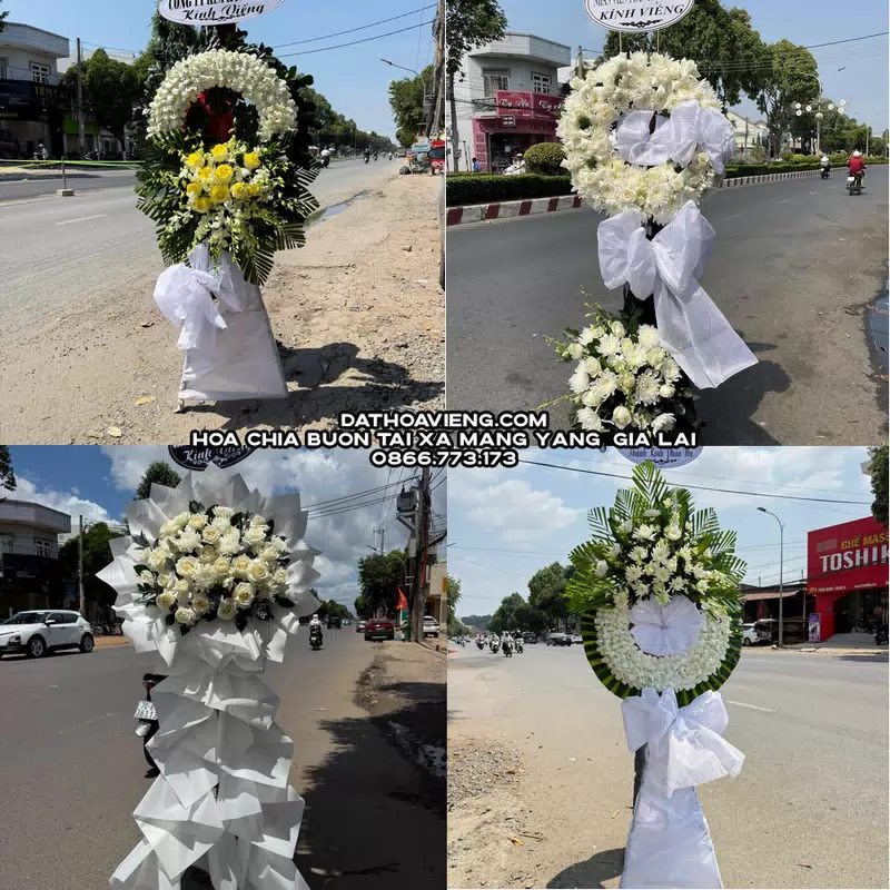Đặt Hoa Chia Buồn tại Xã Mang Yang, Gia Lai