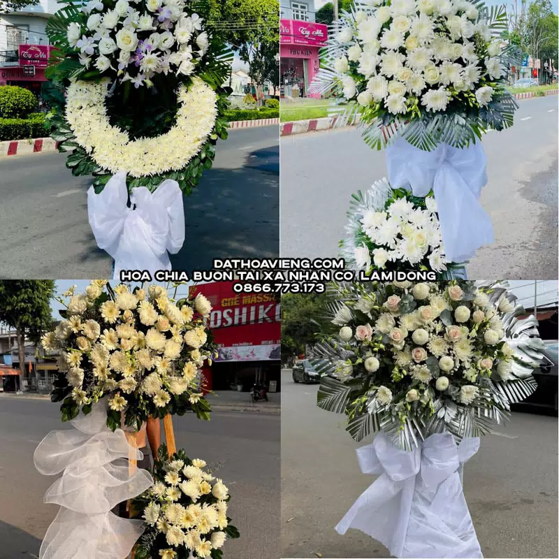 Đặt Hoa Chia Buồn tại Xã Nhân Cơ, Lâm Đồng