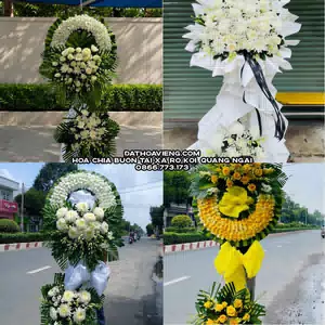 Đặt Hoa Chia Buồn tại Xã Rờ Kơi, Quảng Ngãi