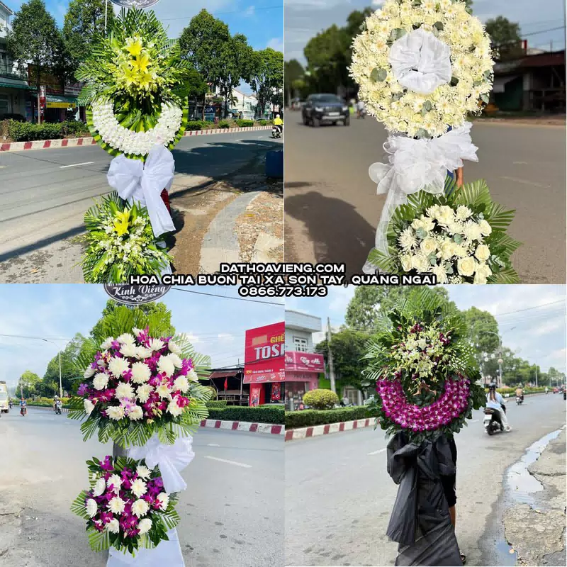 Đặt Hoa Chia Buồn tại Xã Sơn Tây, Quảng Ngãi