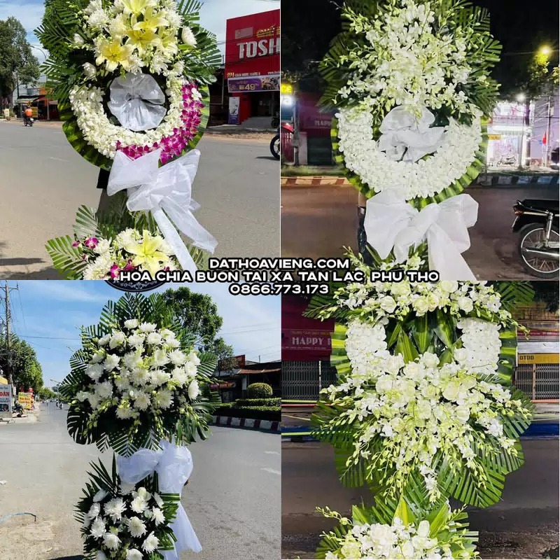 Đặt Hoa Chia Buồn tại Xã Tân Lạc, Phú Thọ