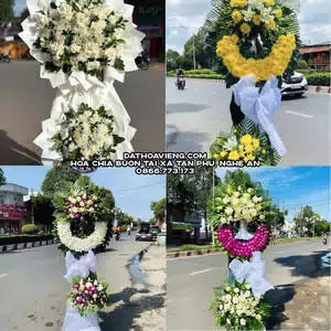 Đặt Hoa Chia Buồn tại Xã Tân Phú, Nghệ An