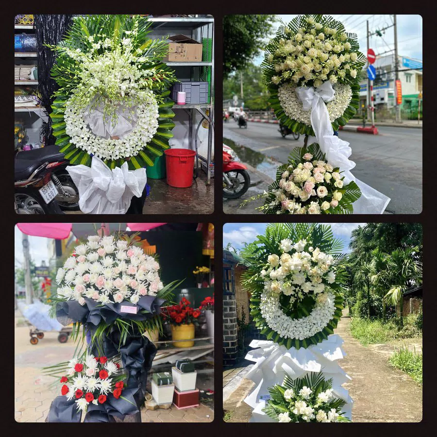 Đặt Hoa Đám Tang tại Xã Chợ Mới, An Giang