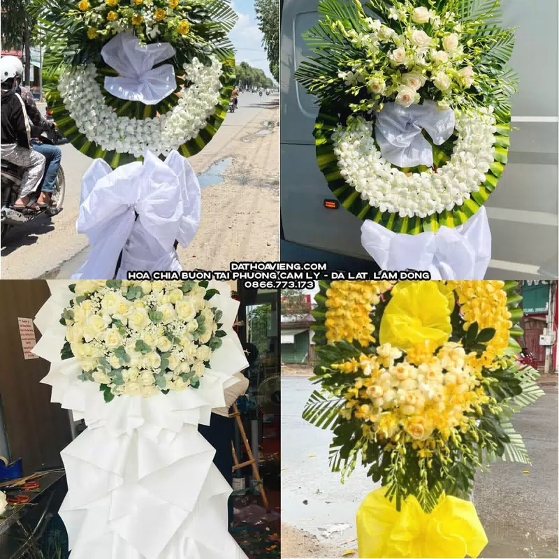 Đặt Hoa Tang Lễ tại Phường Cam Ly - Đà Lạt, Lâm Đồng