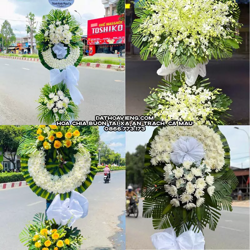 Đặt Hoa Tang Lễ tại Xã An Trạch, Cà Mau