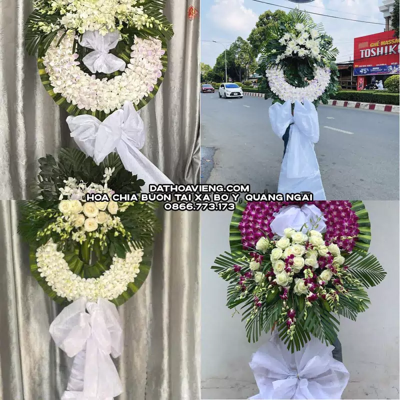 Đặt Hoa Tang Lễ tại Xã Bờ Y, Quảng Ngãi