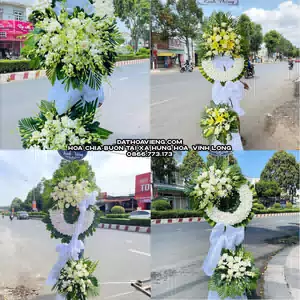 Đặt Hoa Tang Lễ tại Xã Hùng Hòa, Vĩnh Long