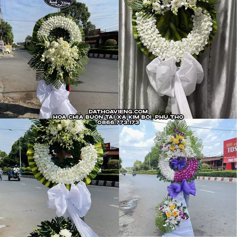 Đặt Hoa Tang Lễ tại Xã Kim Bôi, Phú Thọ