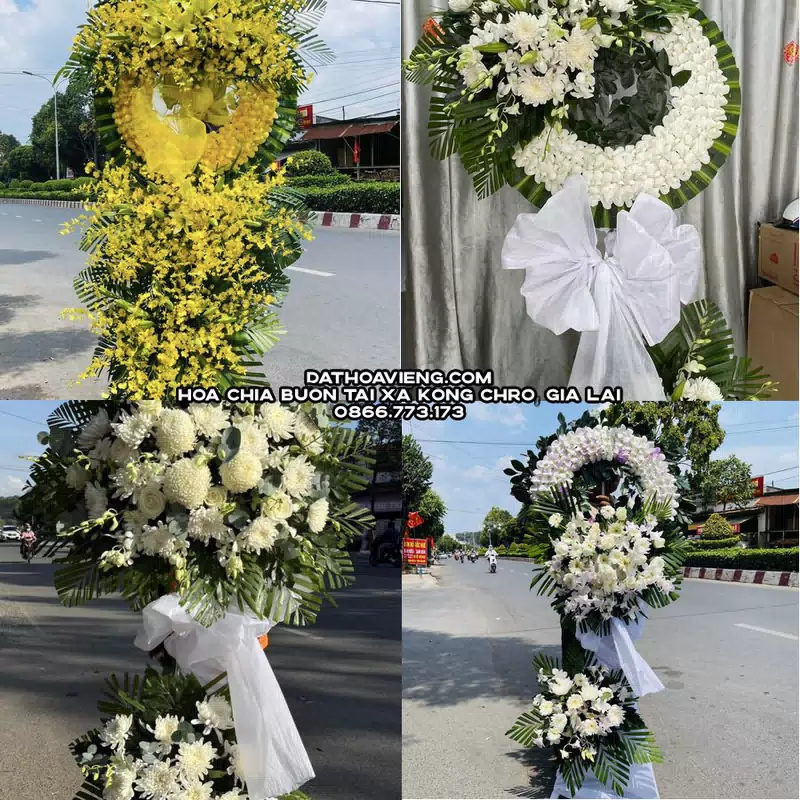 Đặt Hoa Tang Lễ tại Xã Kông Chro, Gia Lai