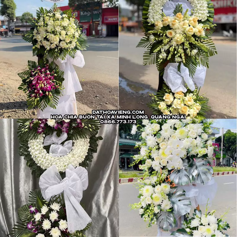 Đặt Hoa Tang Lễ tại Xã Minh Long, Quảng Ngãi