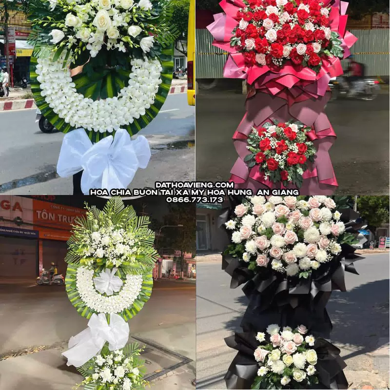 Đặt Hoa Tang Lễ tại Xã Mỹ Hòa Hưng, An Giang