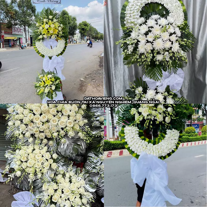 Đặt Hoa Tang Lễ tại Xã Nguyễn Nghiêm, Quảng Ngãi
