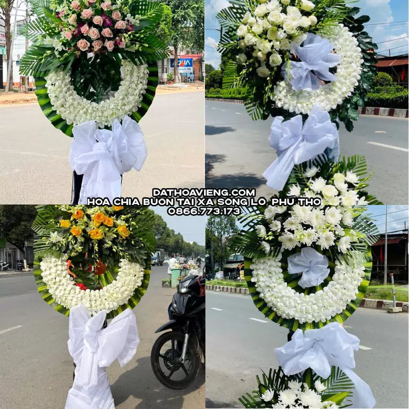 Đặt Hoa Tang Lễ tại Xã Sông Lô, Phú Thọ