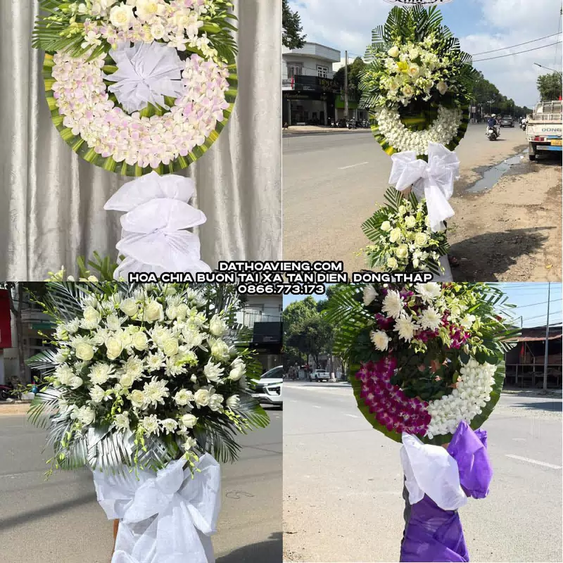 Đặt Hoa Tang Lễ tại Xã Tân Điền, Đồng Tháp