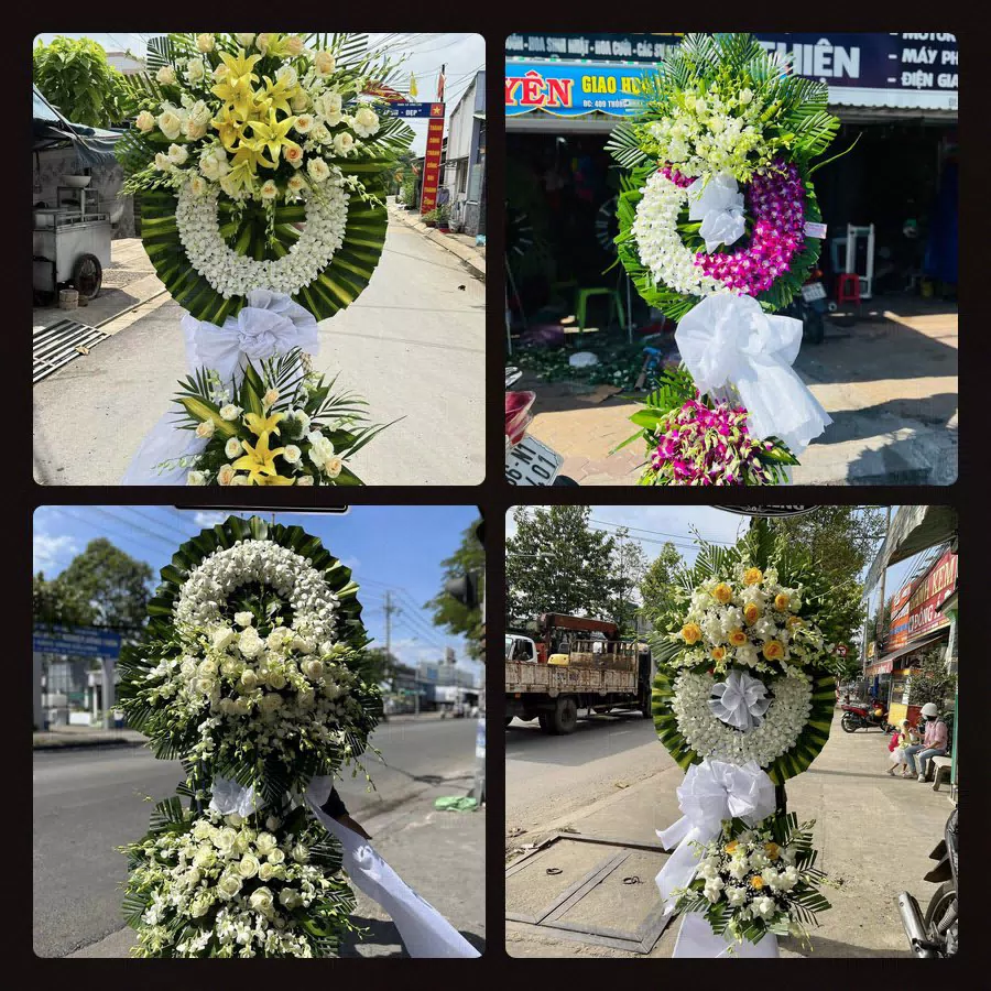Đặt Vòng Hoa Chia Buồn tại Xã Hiệp Hoà, Bắc Ninh