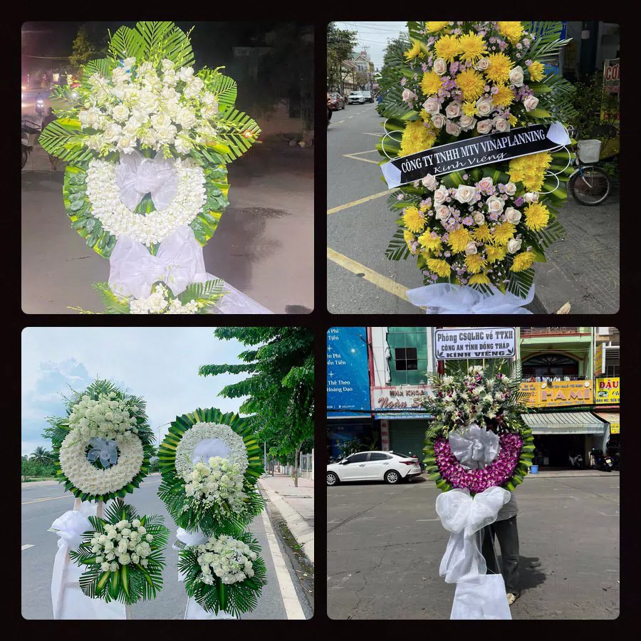 Đặt Vòng Hoa Đám Tang tại Xã Long Phú Thuận, Đồng Tháp