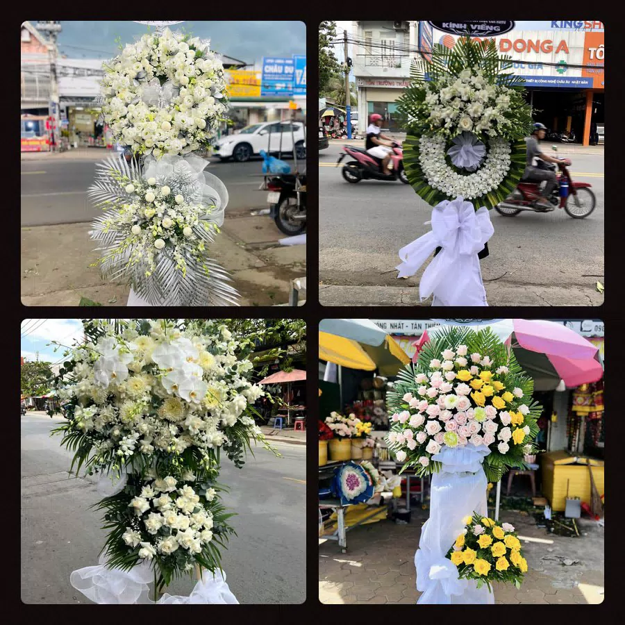 Đặt Vòng Hoa Tang Lễ tại Phước Long, Bình Phước