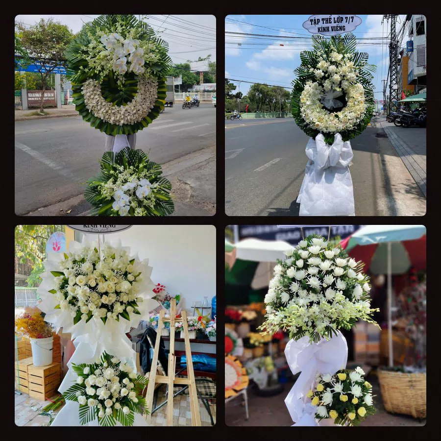 Đặt Vòng Hoa Tang Lễ tại Phường Long Nguyên, TP.HCM
