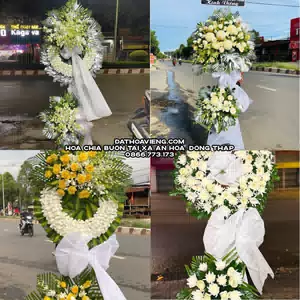 Đặt Vòng Hoa Viếng tại Xã An Hòa, Đồng Tháp