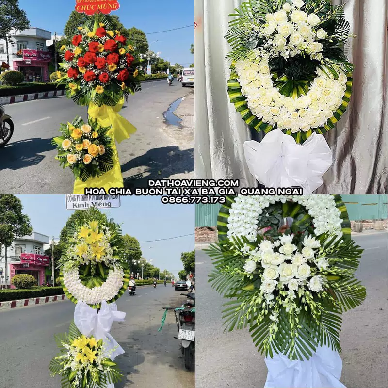 Đặt Vòng Hoa Viếng tại Xã Ba Gia, Quảng Ngãi