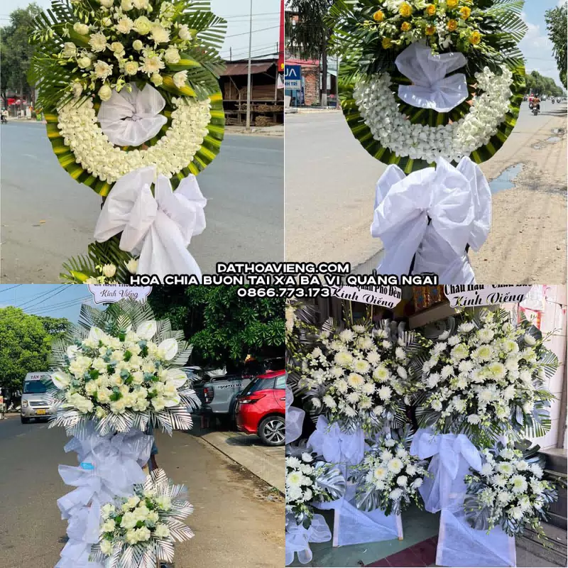 Đặt Vòng Hoa Viếng tại Xã Ba Vì, Quảng Ngãi