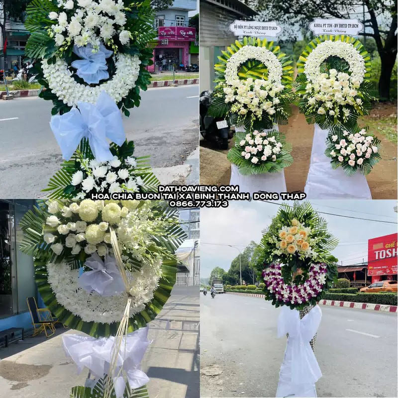 Đặt Vòng Hoa Viếng tại Xã Bình Thành, Đồng Tháp