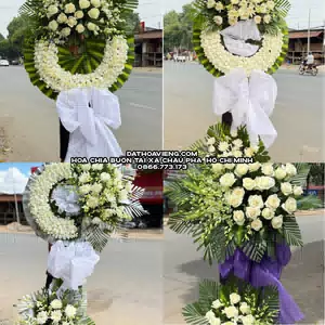 Đặt Vòng Hoa Viếng tại Xã Châu Pha, Hồ Chí Minh