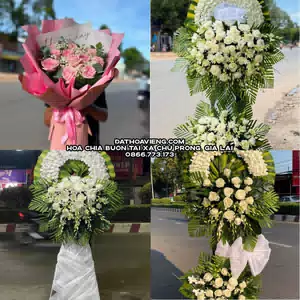 Đặt Vòng Hoa Viếng tại Xã Chư Prông, Gia Lai