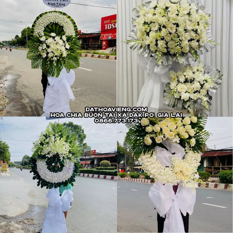 Đặt Vòng Hoa Viếng tại Xã Đak Pơ, Gia Lai