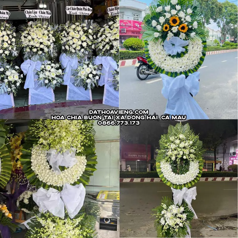 Đặt Vòng Hoa Viếng tại Xã Đông Hải, Cà Mau