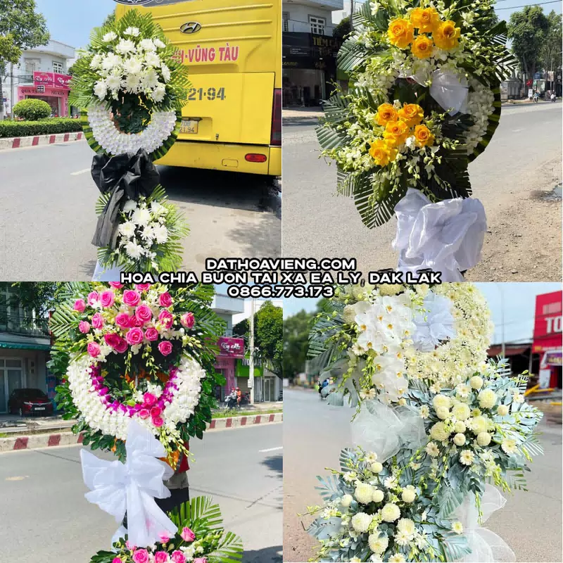 Đặt Vòng Hoa Viếng tại Xã Ea Ly, Đắk Lắk