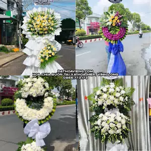 Đặt Vòng Hoa Viếng tại Xã Hòa Hiệp, Vĩnh Long