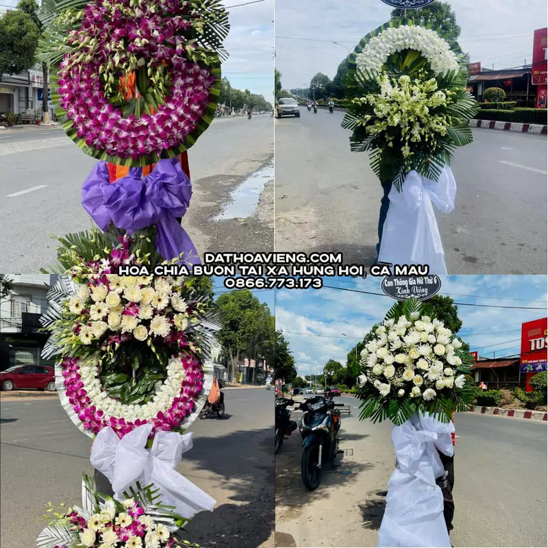 Đặt Vòng Hoa Viếng tại Xã Hưng Hội, Cà Mau