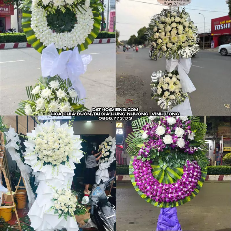 Đặt Vòng Hoa Viếng tại Xã Hưng Nhượng, Vĩnh Long