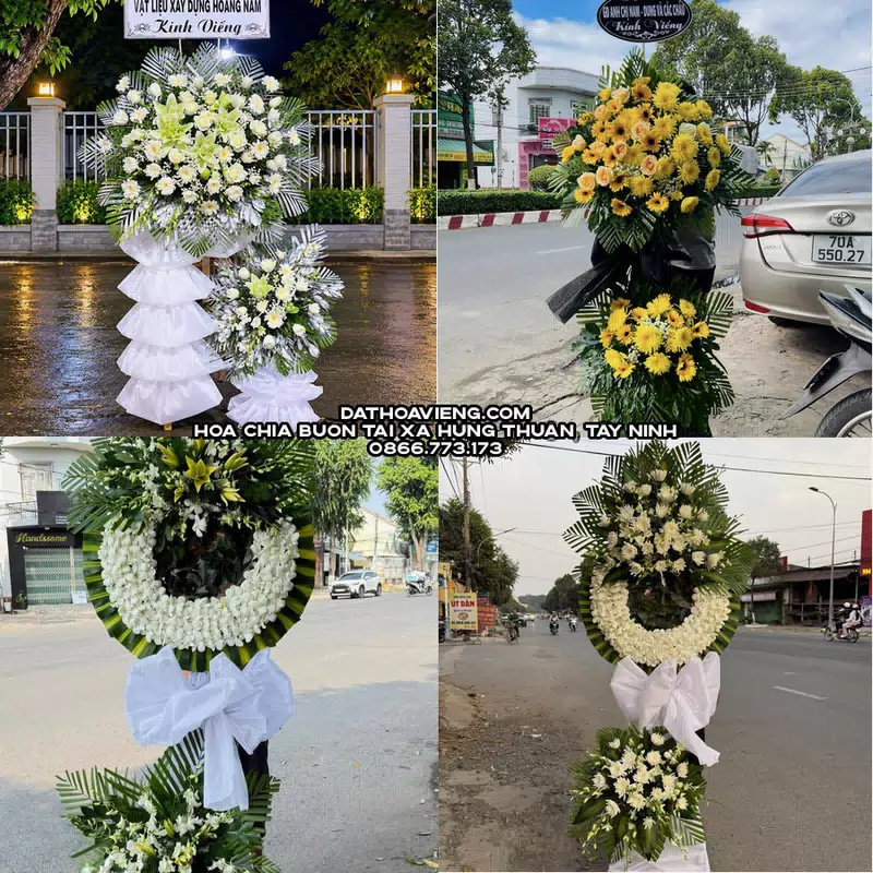 Đặt Vòng Hoa Viếng tại Xã Hưng Thuận, Tây Ninh