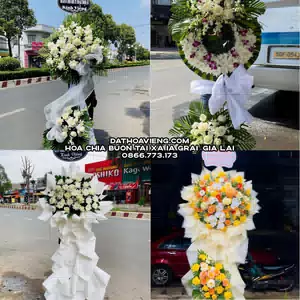 Đặt Vòng Hoa Viếng tại Xã Ia Grai, Gia Lai