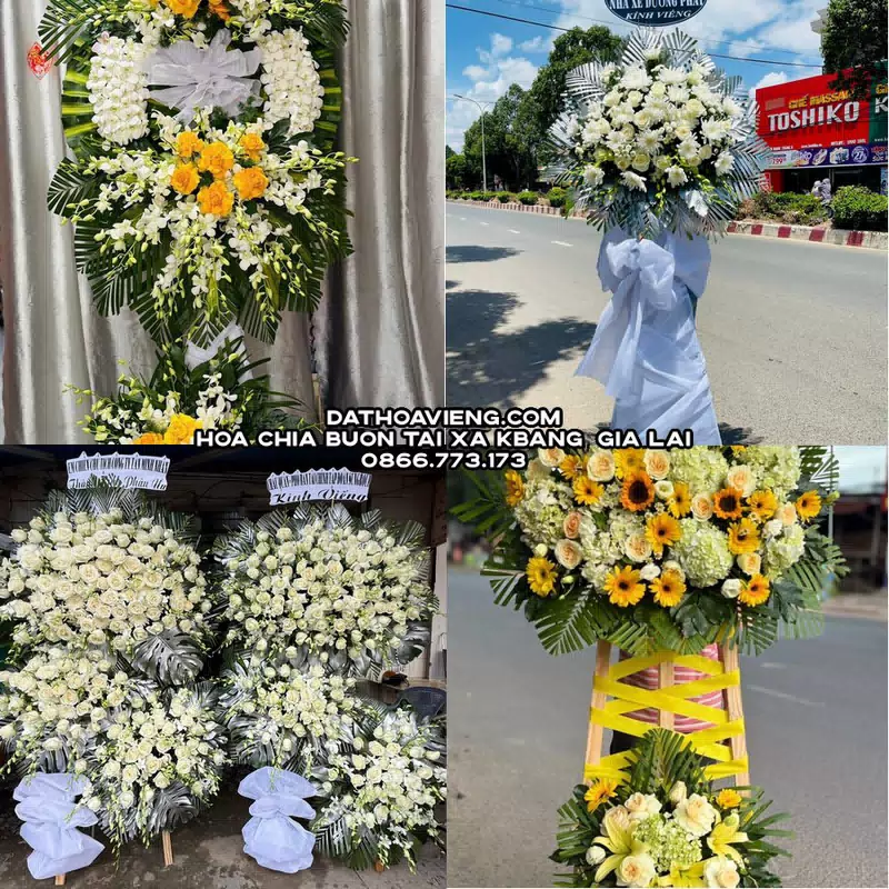 Đặt Vòng Hoa Viếng tại Xã Kbang, Gia Lai